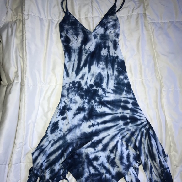 Vintage Boho Tie Dye Dress - Picture 2 of 6